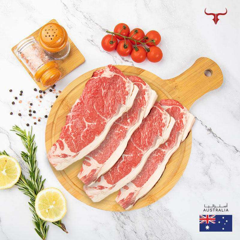 KGF 4 steaks offer AUS Angus Beef Striploin