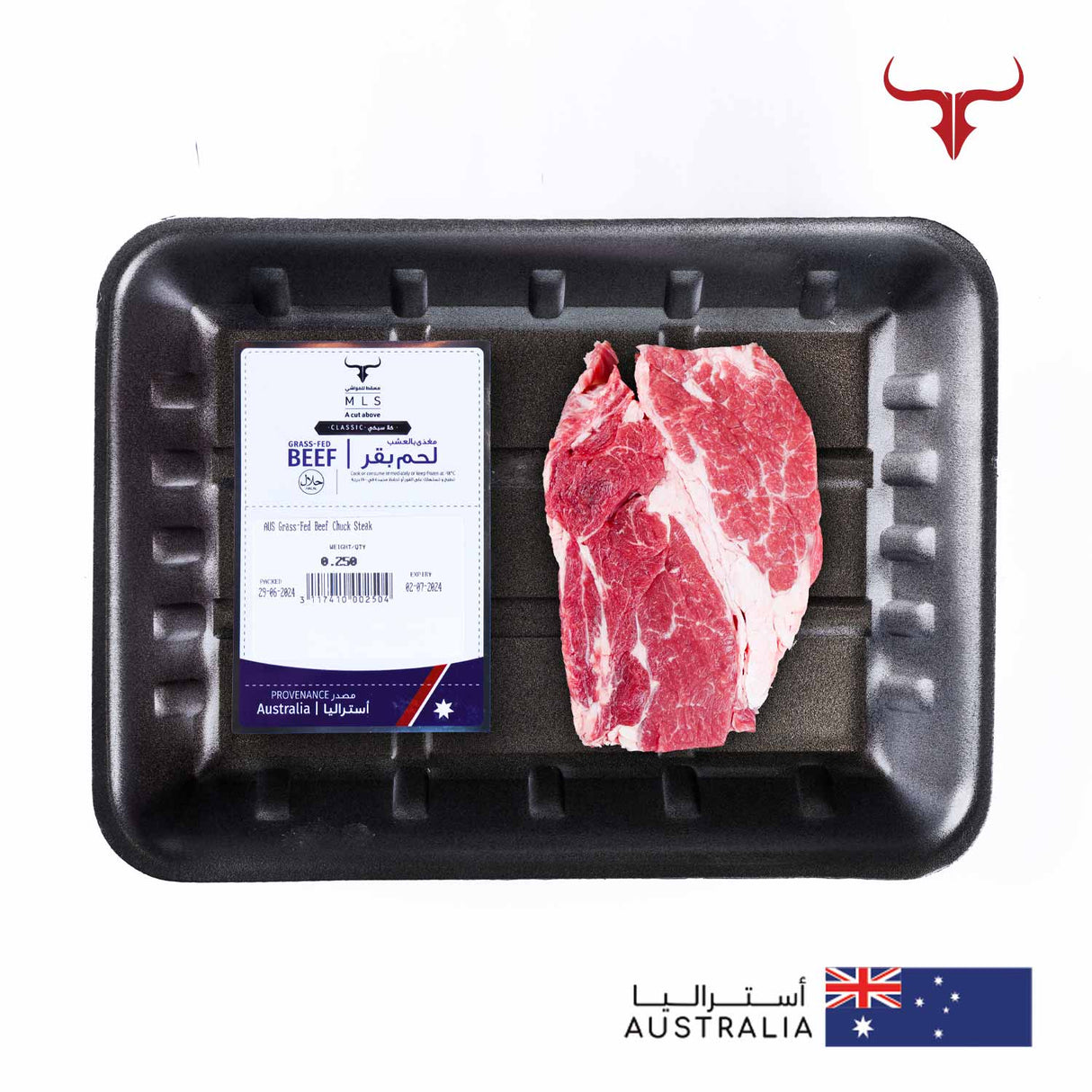 Classic Grass-Fed Beef Chuck Steak