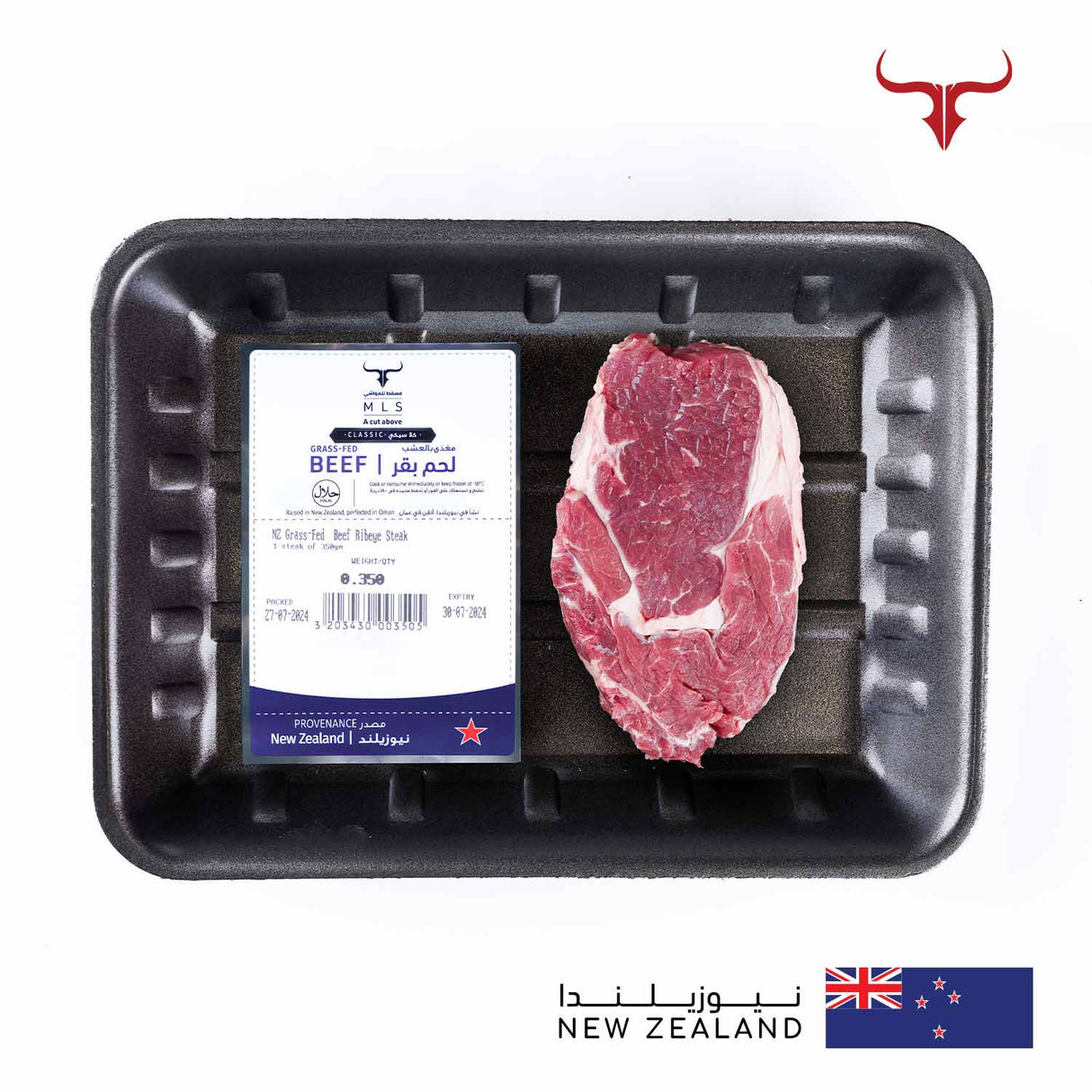 Classic Grass-Fed Beef Ribeye Steak