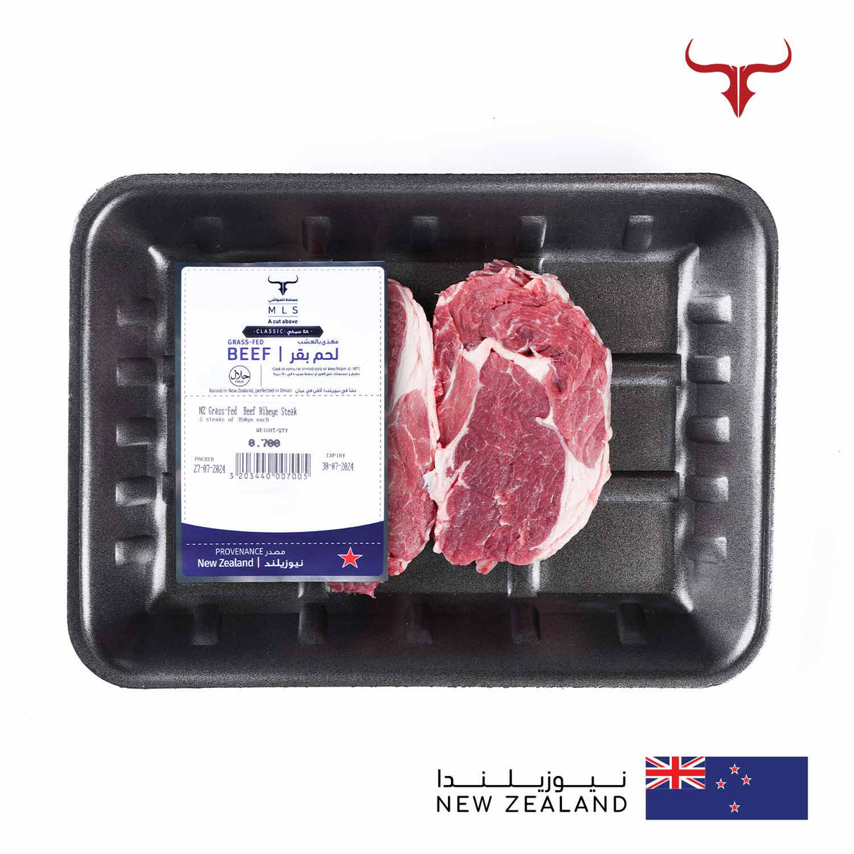 Classic Grass-Fed Beef Ribeye Steak