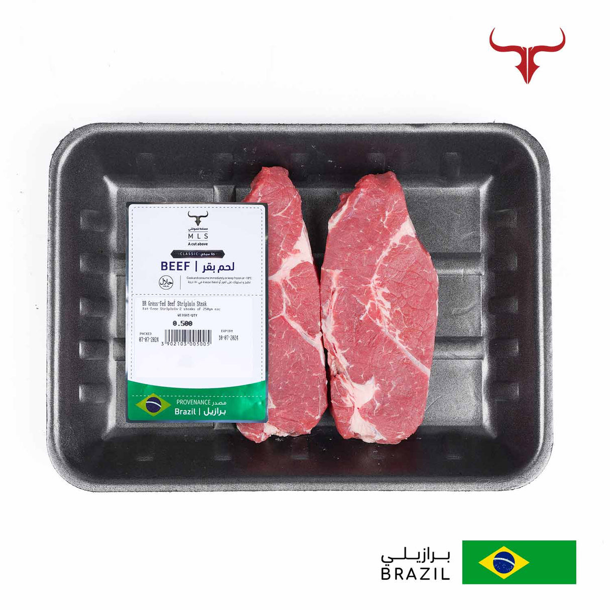 Classic Grass-Fed Beef Striploin Steak