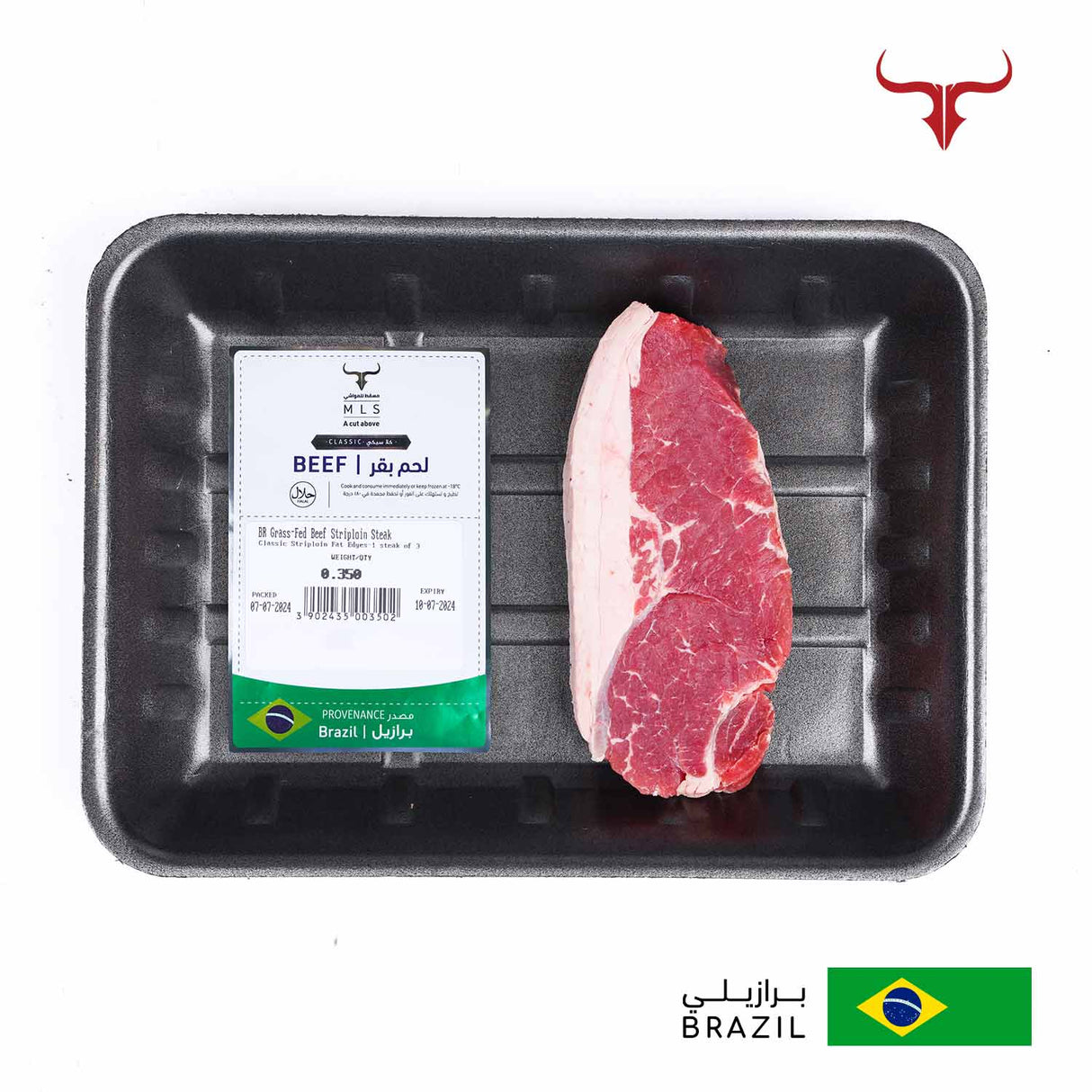 Classic Grass-Fed Beef Striploin Steak