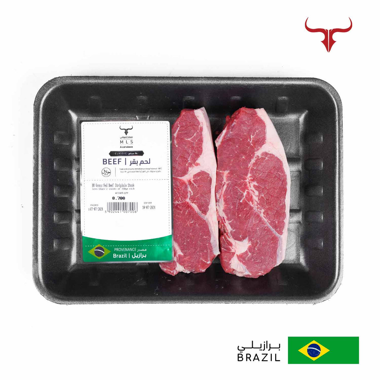 Classic Grass-Fed Beef Striploin Steak