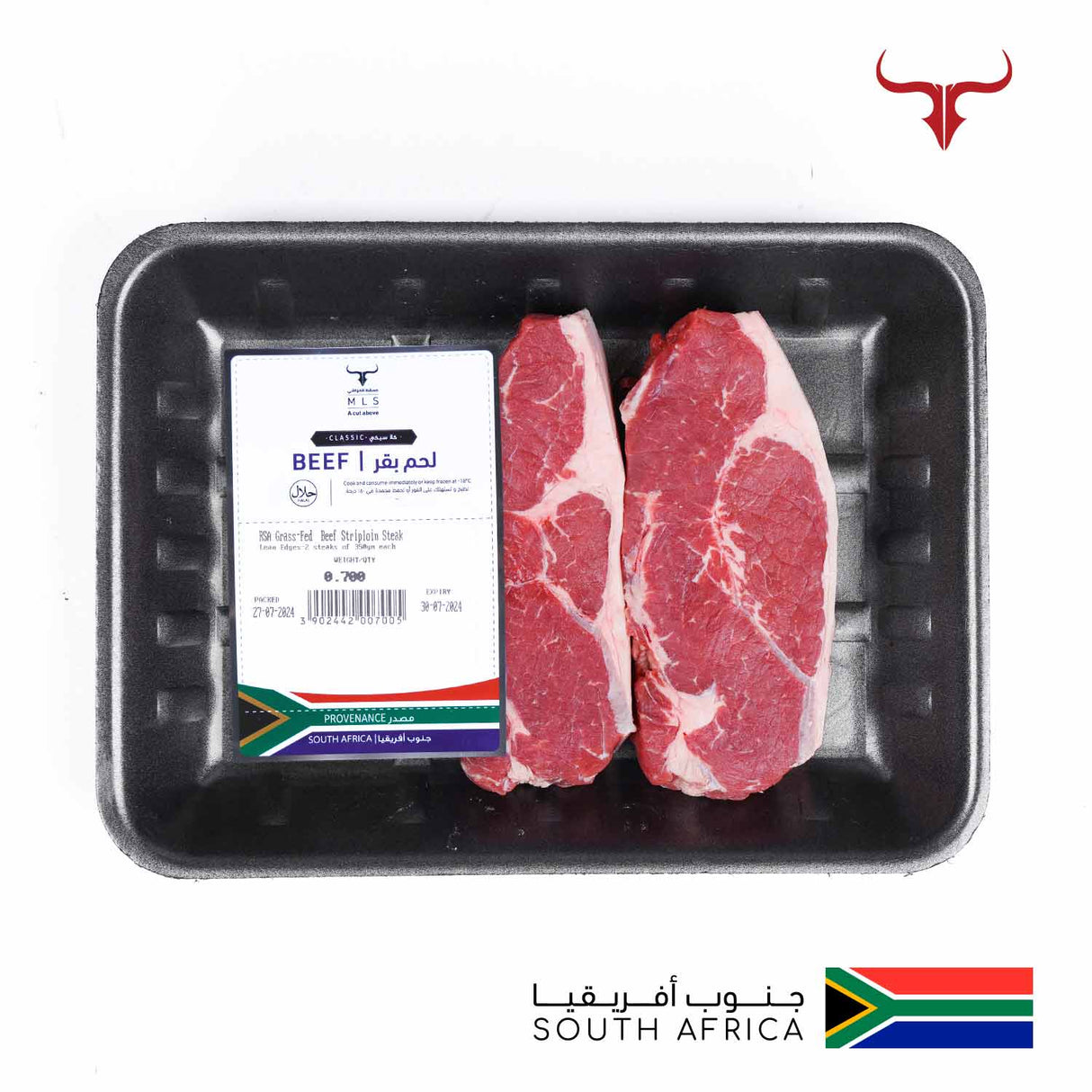 Classic Grass-Fed Beef Striploin Steak