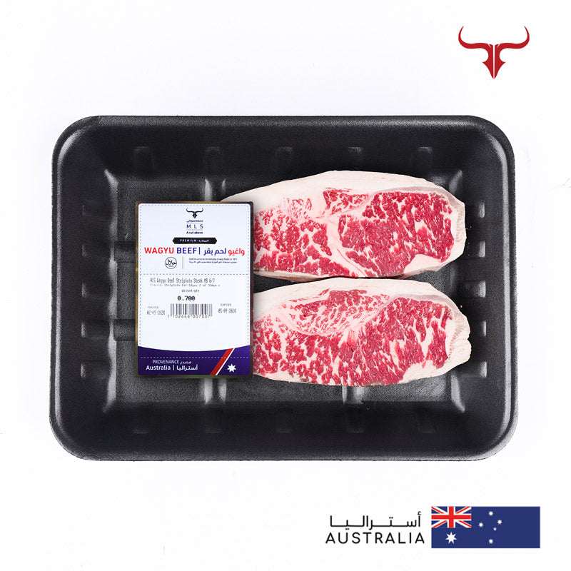KGF AUS Wagyu Beef Striploin Steak MB 6/7