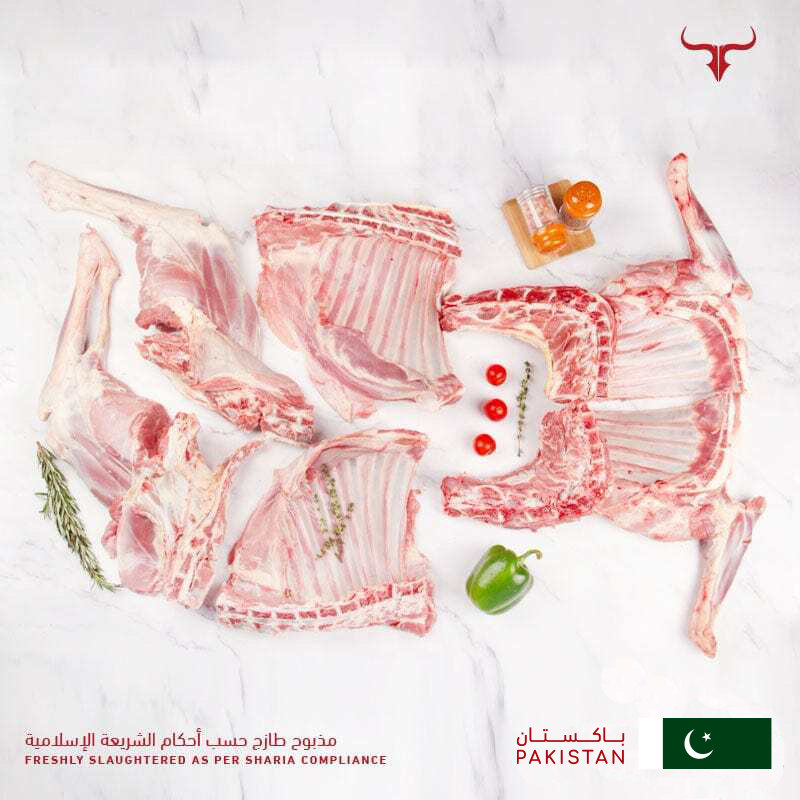 ذبيحة لحم ضأن باكستاني كاملة 9 كجم