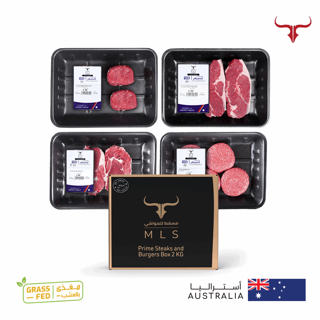 Prime Steaks and Burgers Box 2 KG