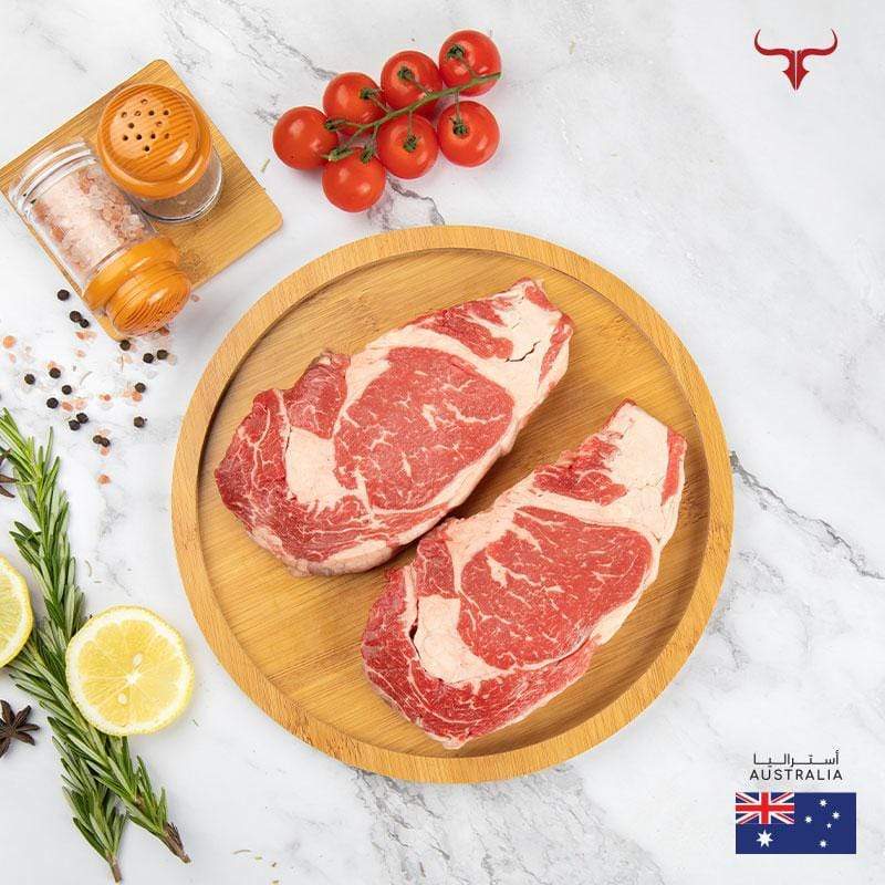 2 steaks offer AUS Angus Beef Ribeye