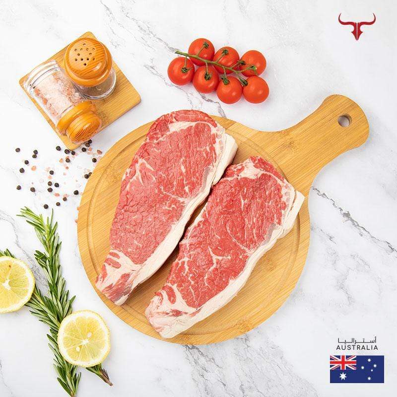 2 steaks offer AUS Angus Beef Striploin