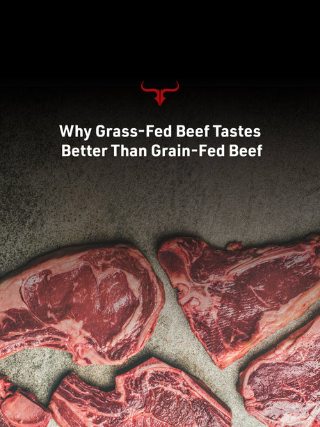 Why Grass-Fed Beef Tastes Better Than Grain-Fed Beef