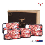 10kg AUS Grass-Fed Mutton Bone-in Cubes Box