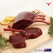 NZ Grass-Fed Bone-in Venison Ribs Chops Frenched Cap Off 5 pieces 600gm - MLS UAE