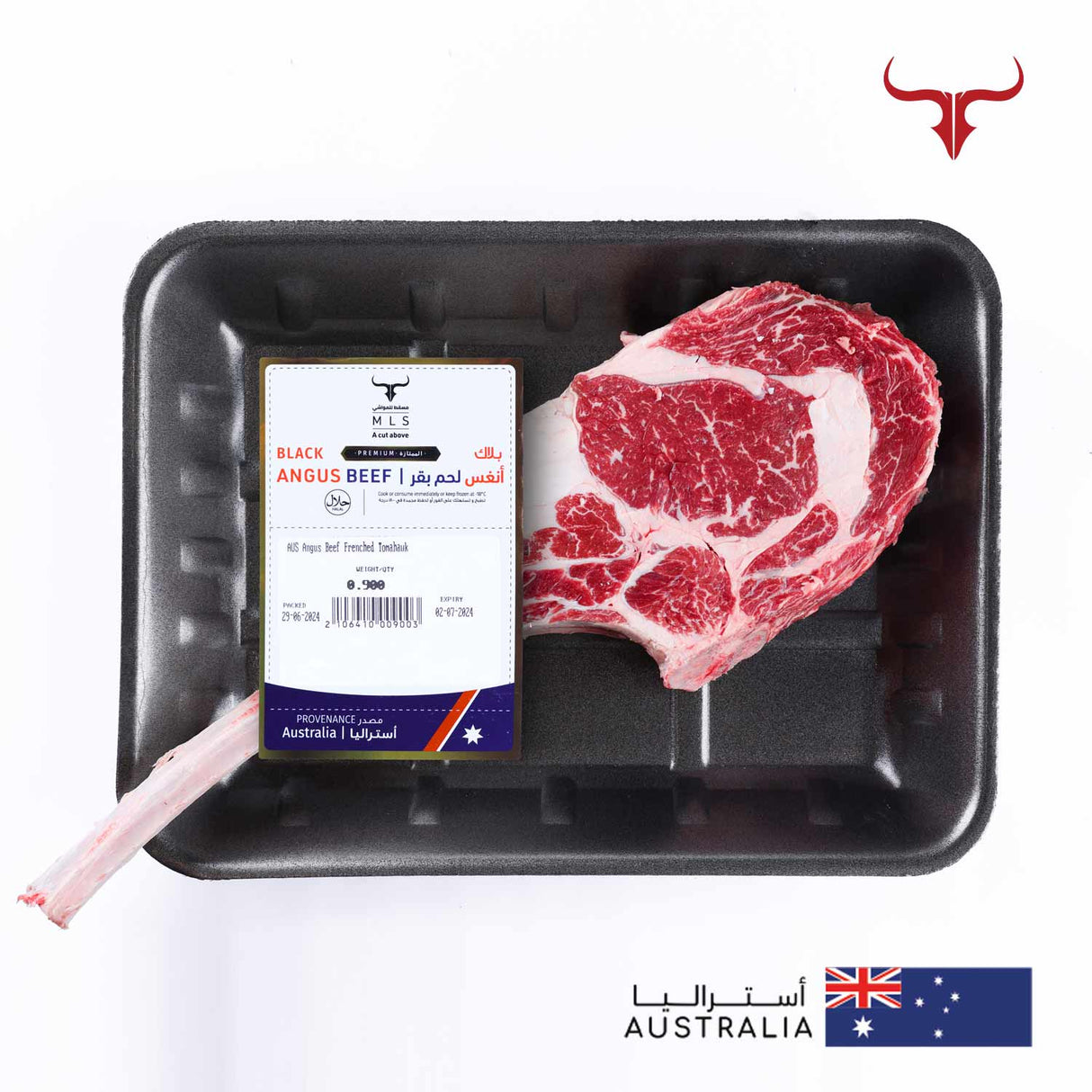 AUS Angus Beef Frenched Tomahawk 900gm+ x 1 Steak