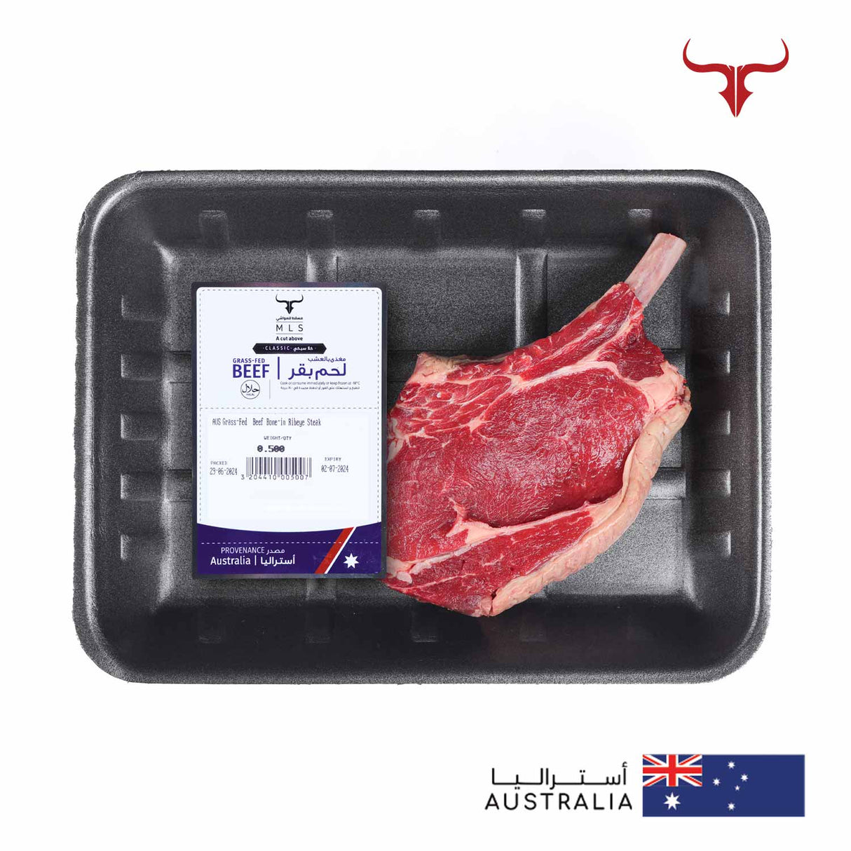 AUS Grass-Fed Beef Bone-in Ribeye Steak x 1