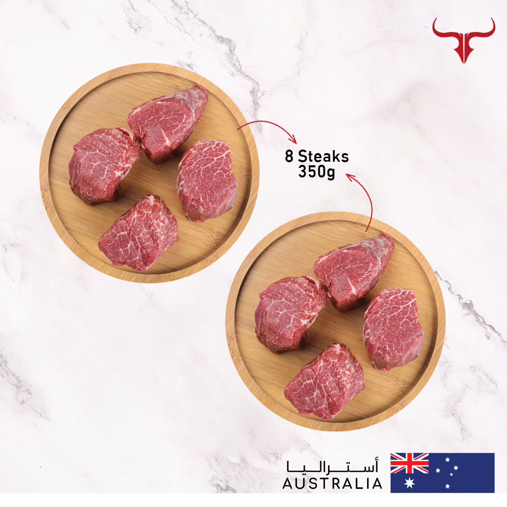 8 steaks offer AUS Grass-Fed Beef Tenderloin