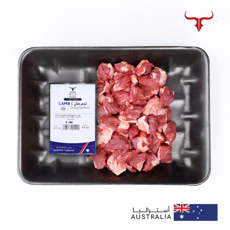 Freshly Slaughtered AUS Boneless Lamb Mishkak Barbecue Cubes