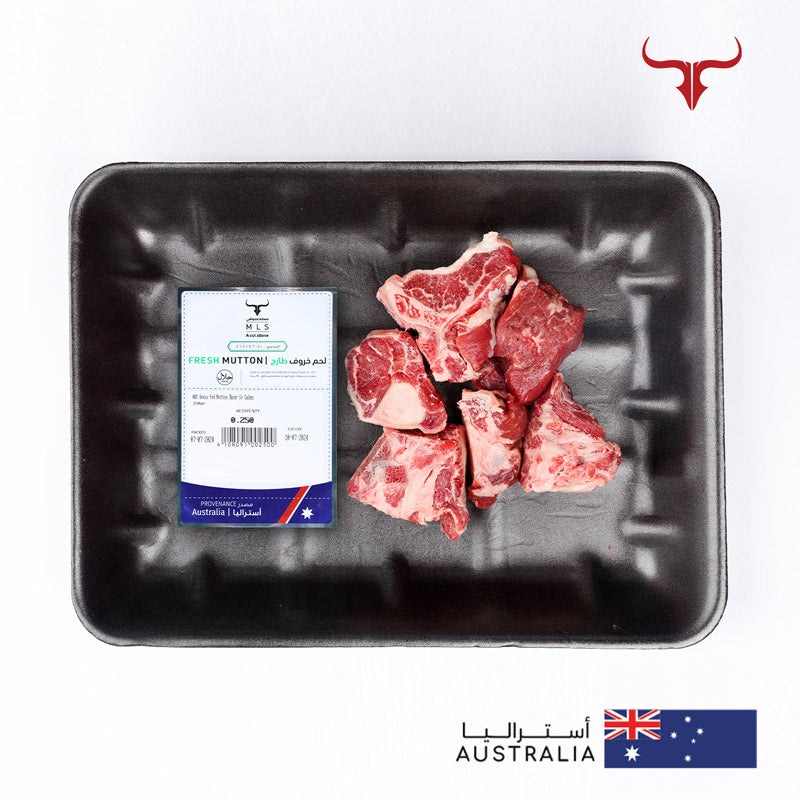 AUS Grass-Fed  Bone-in Mutton Cubes