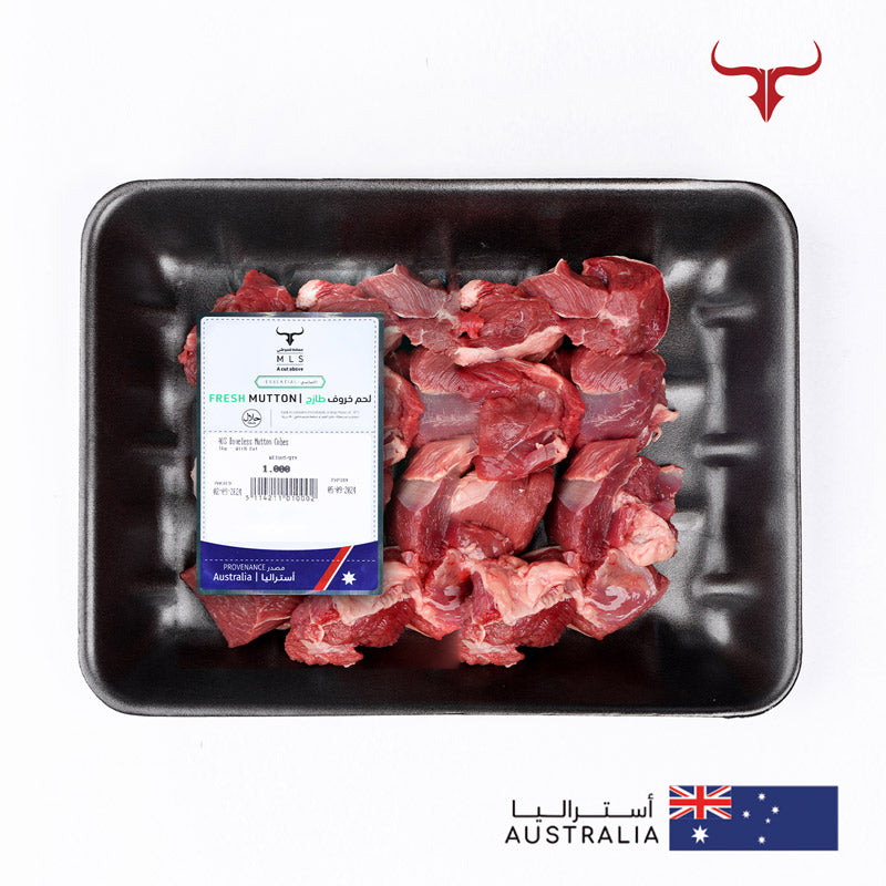 AUS Grass-Fed Boneless Mutton Cubes