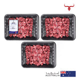 AUS Grass-Fed Lamb Mishkak Barbecue Cubes Box 3KG