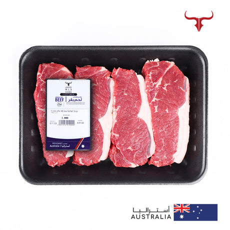 4 steaks offer AUS Grass-Fed Beef Striploin