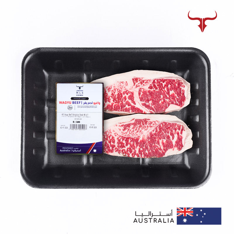 AUS Wagyu Beef Striploin Steak MB 6/7