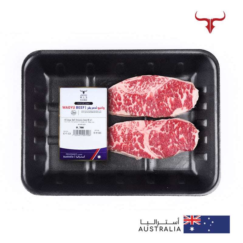 KGF AUS Wagyu Beef Striploin Steak MB 6/7
