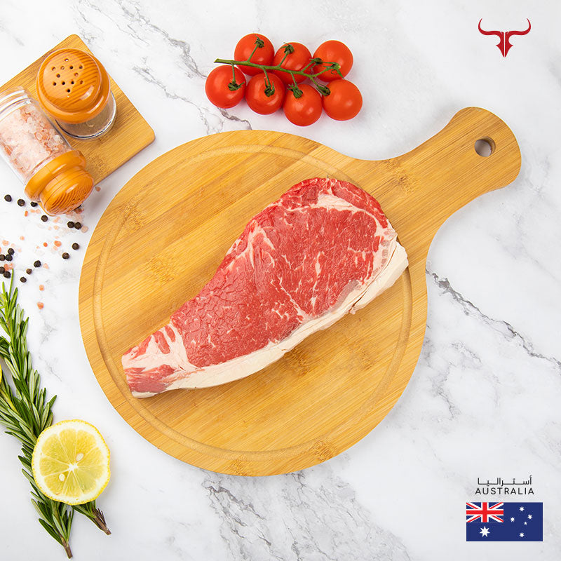 AUS Angus Beef Striploin Steak - MLS UAE