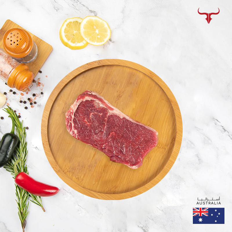 AUS Grass-Fed Beef Striploin Steak - MLS UAE