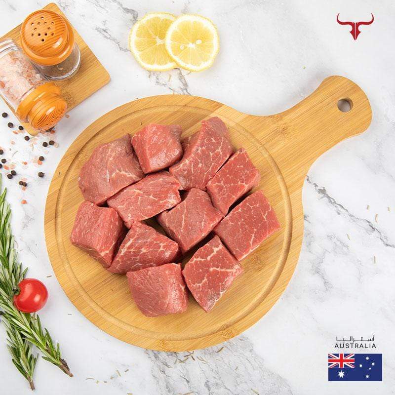 AUS Angus Beef Boneless Cubes - MLS UAE