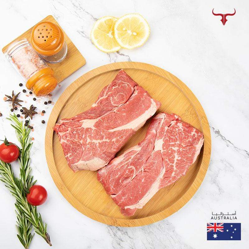 2 steaks offer AUS Angus Beef Chuck 250gm x 2