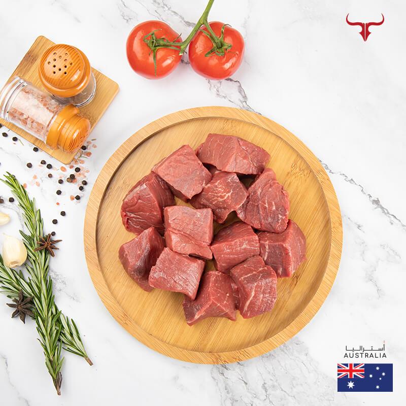 AUS Grass-Fed Beef Boneless Cubes - MLS UAE