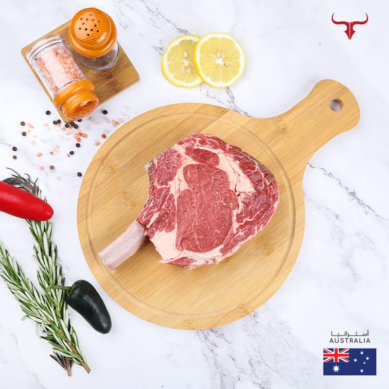 AUS Grass-Fed Beef Bone-in Ribeye Steak x 1 - MLS UAE