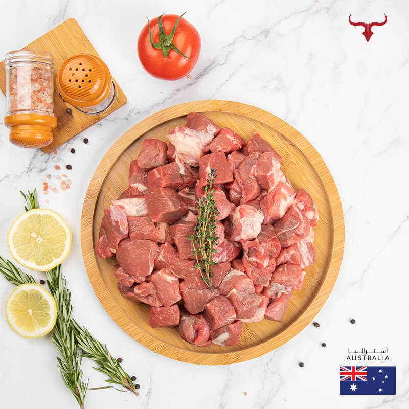 AUS Grass-Fed Mutton Mishkak Barbecue Cubes Offer 1kg - MLS UAE