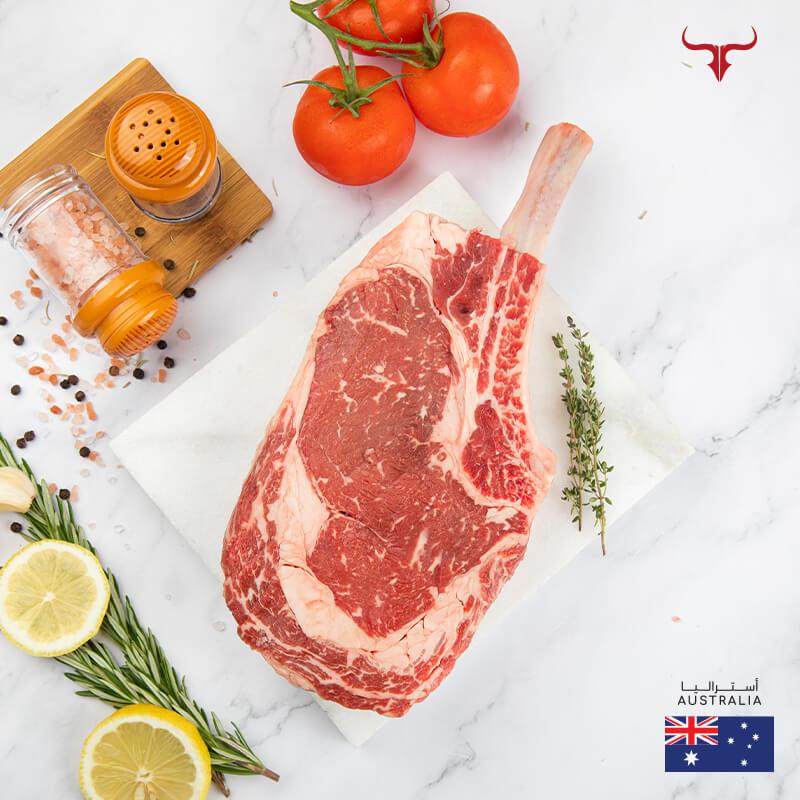 AUS Wagyu Beef Bone-in Ribeye Steak MB 8/9 x 1 - MLS UAE