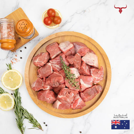 AUS Grass-Fed Boneless Mutton Cubes - MLS UAE