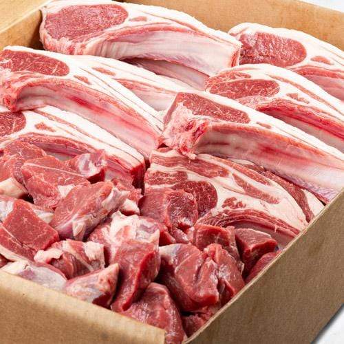 MLS AUS Grass-Fed Mutton Mishkak Barbecue Cubes & Chops Box - MLS UAE