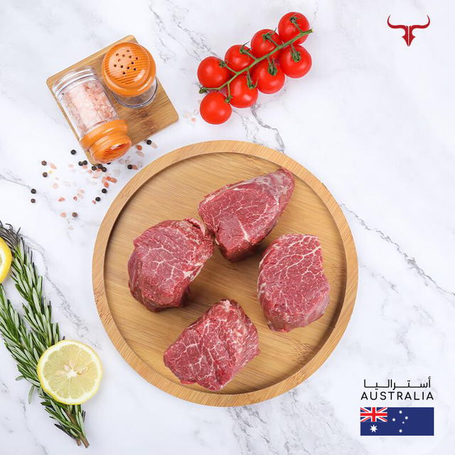 4 steaks offer AUS Grass-Fed Beef Tenderloin 250gm x 4 - MLS UAE