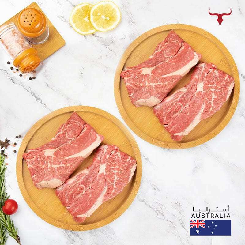 KGF 4 steaks offer AUS Angus Beef Chuck 250gm x 4