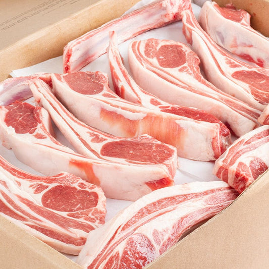 AUS Grass-Fed Lamb Chops Box 24 Pieces 3KG - MLS UAE