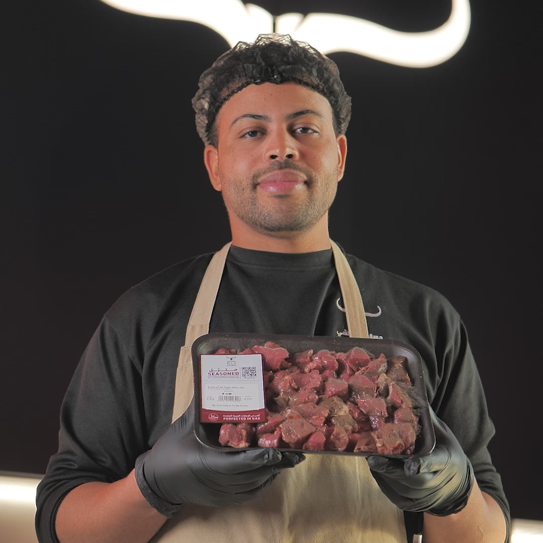 Seasoned NZ Grass-Fed beef Mishkak Barbecue Cubes