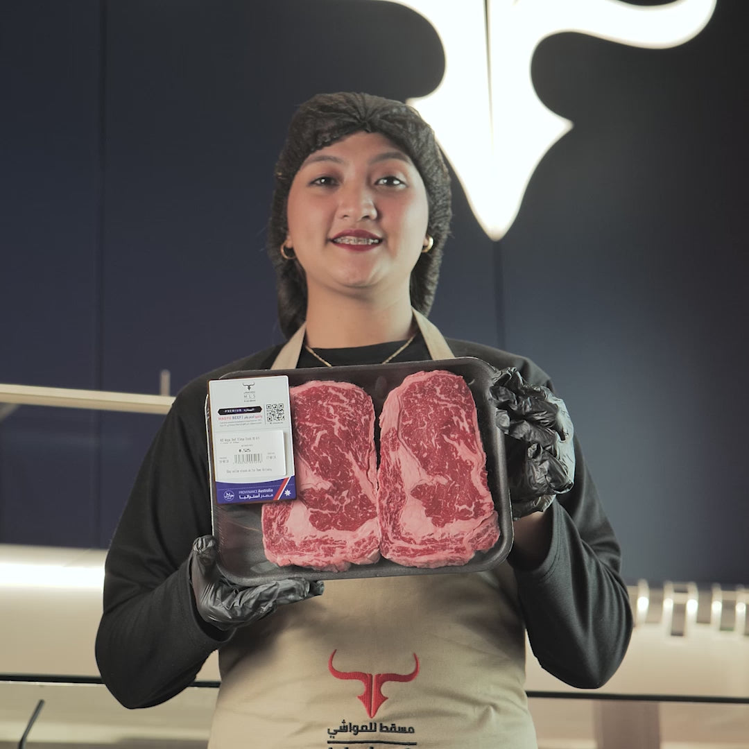2 steaks offer AUS Wagyu Beef Ribeye Steak MB 4/5