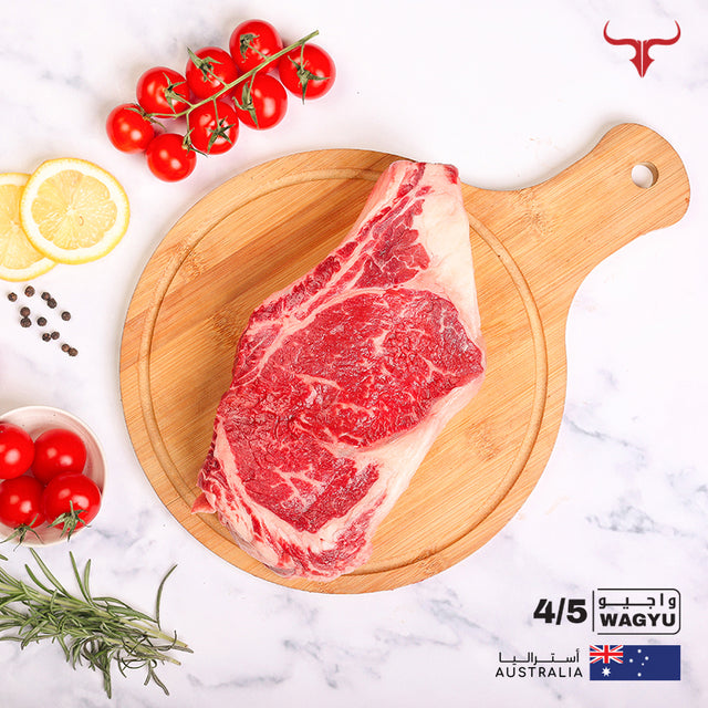 AUS Wagyu Beef Bone-in Ribeye Steak MB 4/5 x 1 - MLS UAE