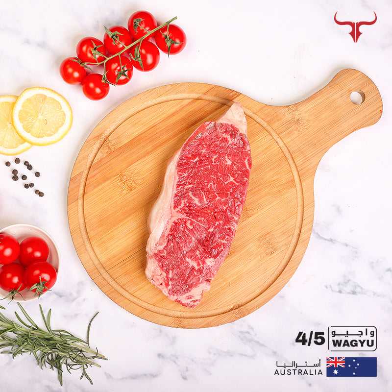 AUS Wagyu Beef Striploin Steak MB 4/5 - MLS UAE