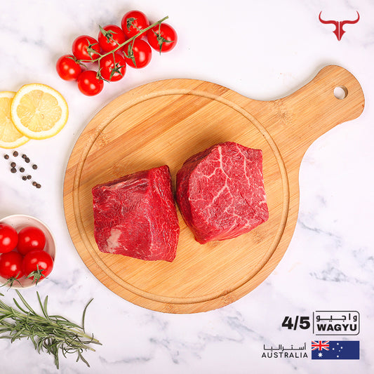 2 steaks offer AUS Wagyu Beef Tenderloin Steak MB 4/5