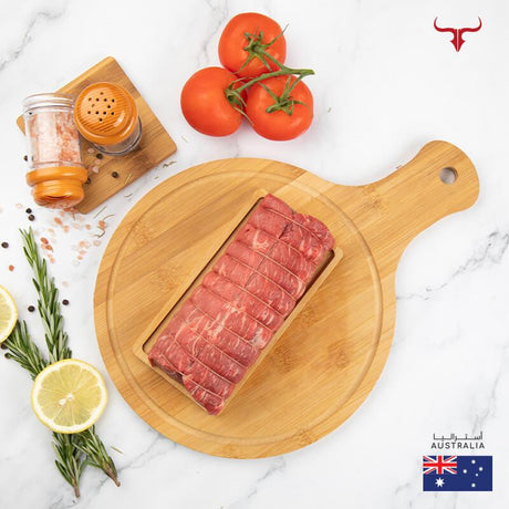 Muscat Livestock Australian Wagyu Beef AUS 350 Days Grain-Fed Wagyu Beef Roast MB 4/5 500gm