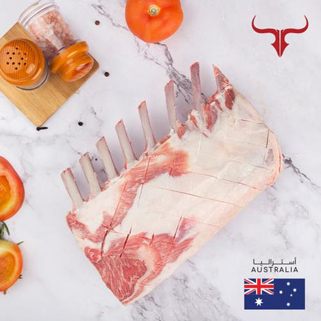 Muscat Livestock Christmas Menu AUS Whole Lamb Rack Frenched 500gm