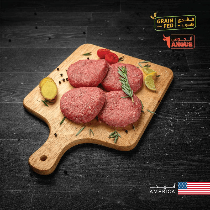 Muscat Livestock US Choice Beef US Angus Beef Burger 125gm x 4 patties